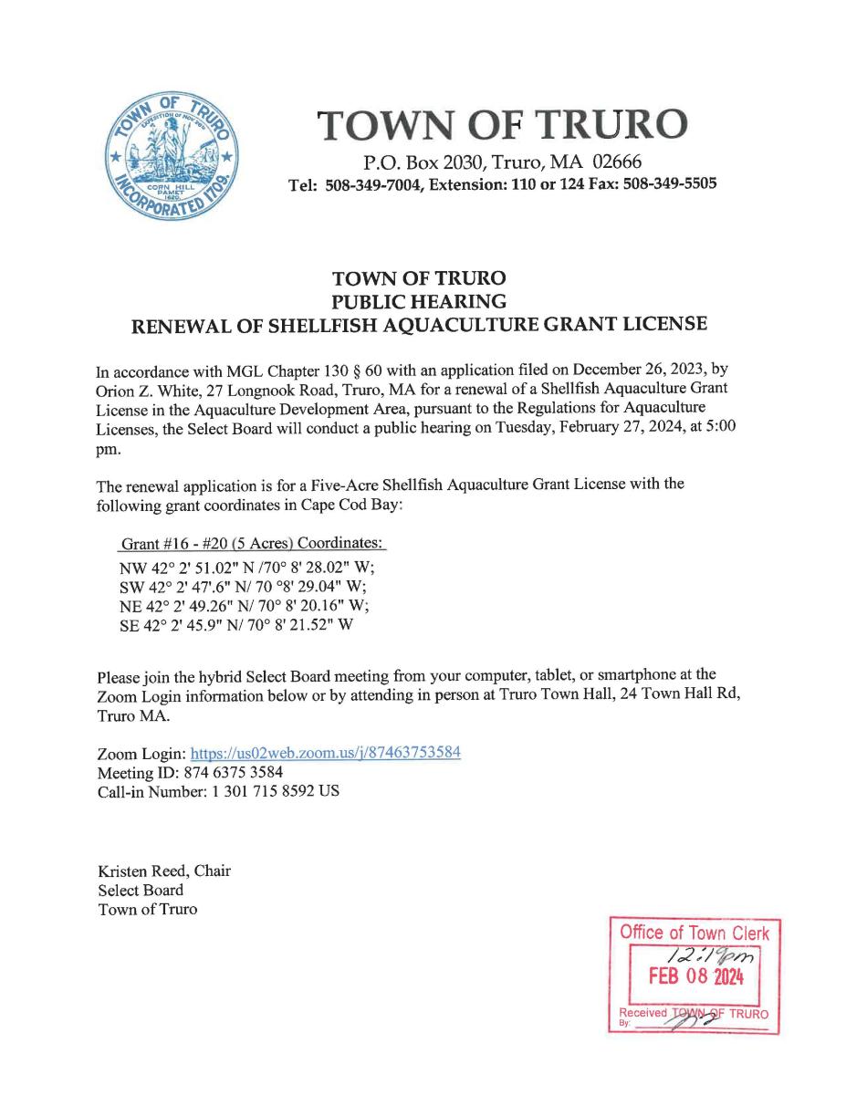 Public Hearing Notice 
