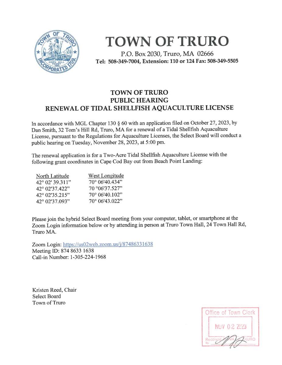 Public Hearing Notice 