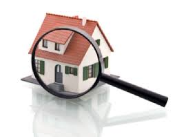 house through magnifying glass