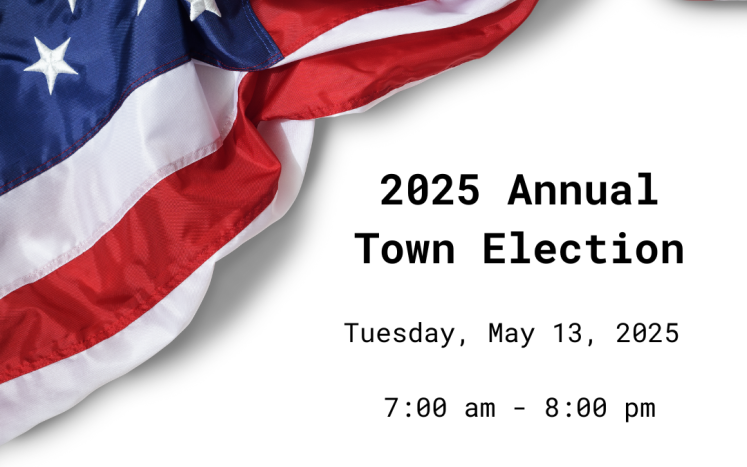 Annual Town Election is Tuesday, May 13 from 7:00 am - 8:00 pm at the Community Center, 7 Standish Way, North Truro