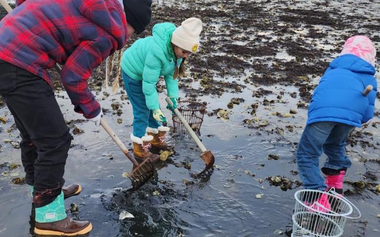 Clam season at Pamet has been extended until April 14, 2024!